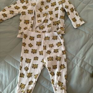 Rosie Pope Baby Outfit with Leopard Print